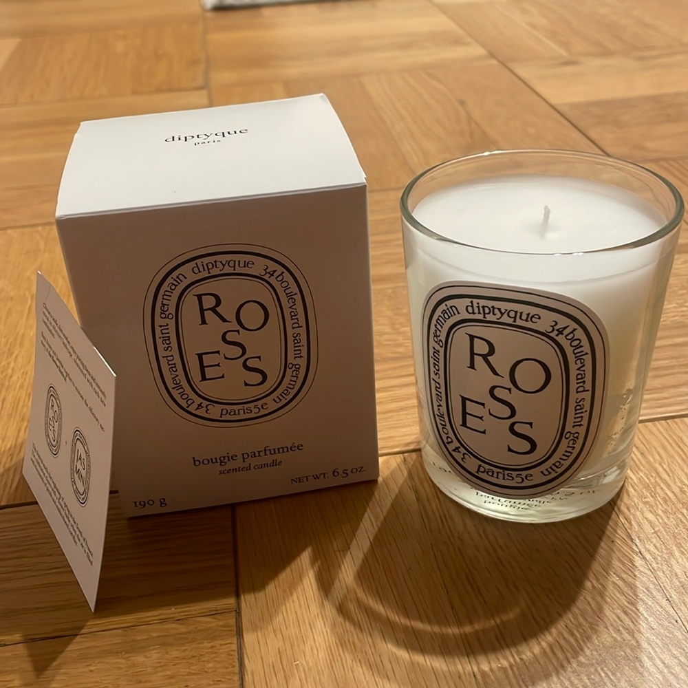 NIB Diptyque Roses 6.5oz Candle